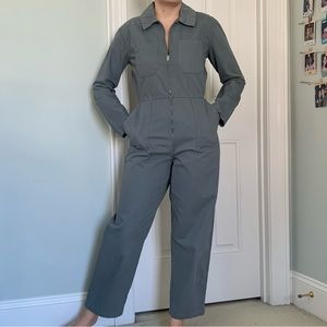 UO Grey/Blue Jumpsuit